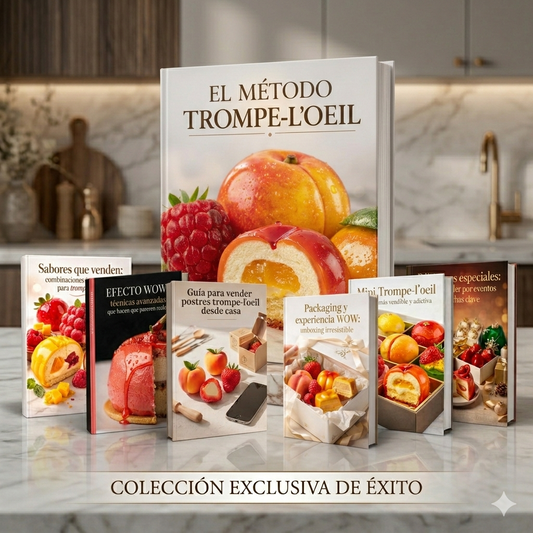 El Método Trompe-l'oeil: Dominá la técnica en 7 días y empezá a vender postres de alta pastelería sin salir de tu casa